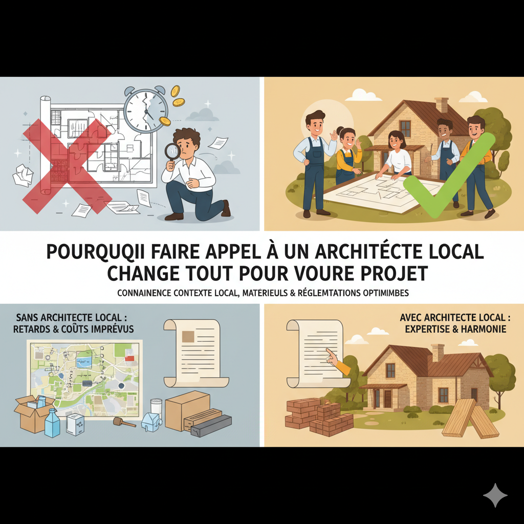 Pourquoi faire appel à un architecte local change tout pour votre projet